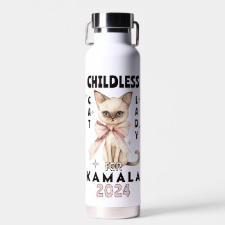 Childless Cat Lady for Kamala Trinkflasche