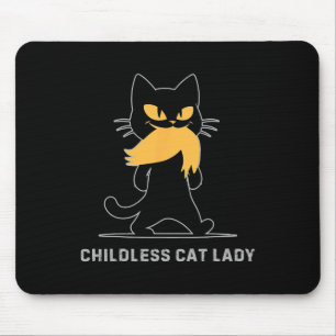 Childless Cat Lady Kamala Harris 2024 47 47th Pres Mousepad