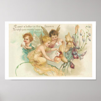 Children Fairies - Vintag Art Poster