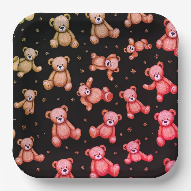 children paper plate pappteller (Vorderseite)