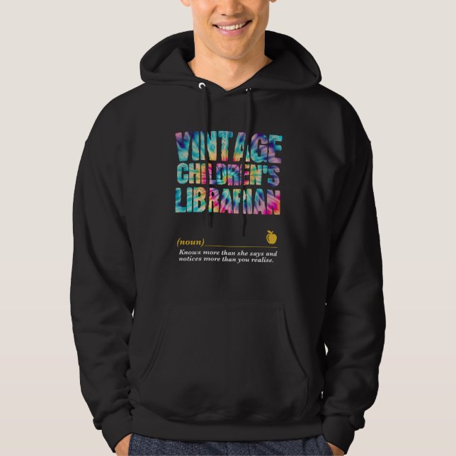 Children s Librarian Appreciation Week Back to Sch Hoodie (Vorderseite)