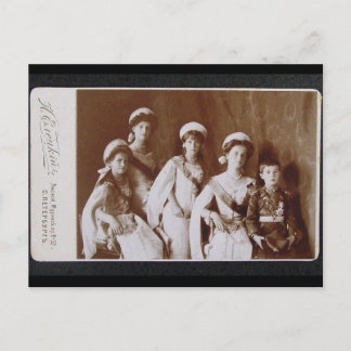 CHILDREN TSAR - OTMA & Alexis Romanov Russland #09 Postkarte