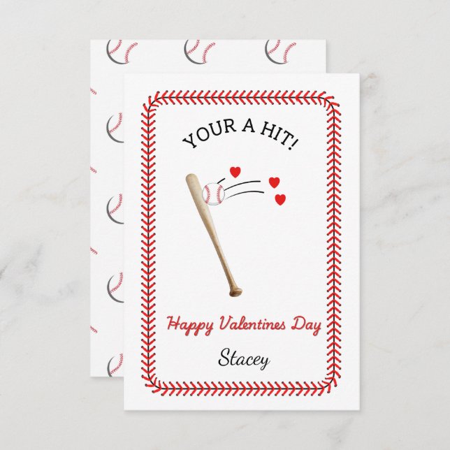 Children Valentine "You're A Hit" (Vorne/Hinten)