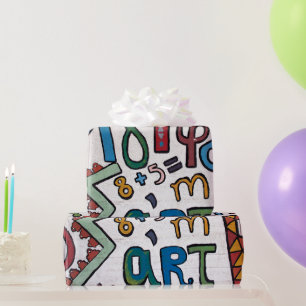 Childrens Alphabet Geschenkpapier