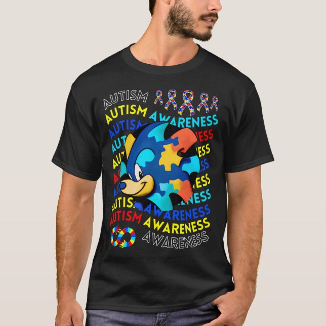 Childrens Autism Awareness Navigating Autism Autis T-Shirt (Vorderseite)