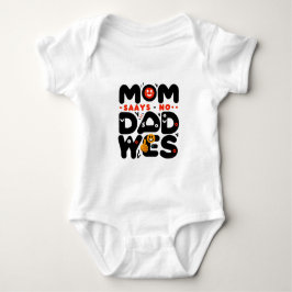 Children's bodysuit with a funny inscription baby strampler
