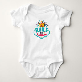 Children's bodysuit with a funny inscription baby strampler