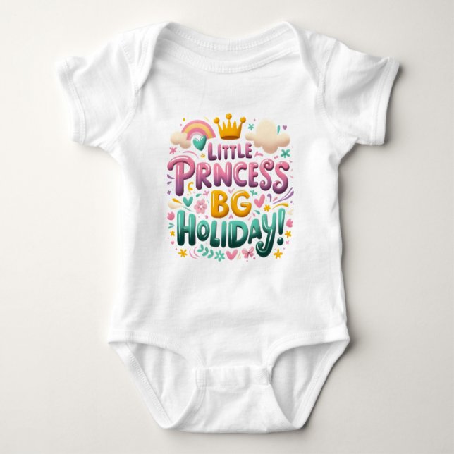 Children's bodysuit with a funny inscription baby strampler (Vorderseite)