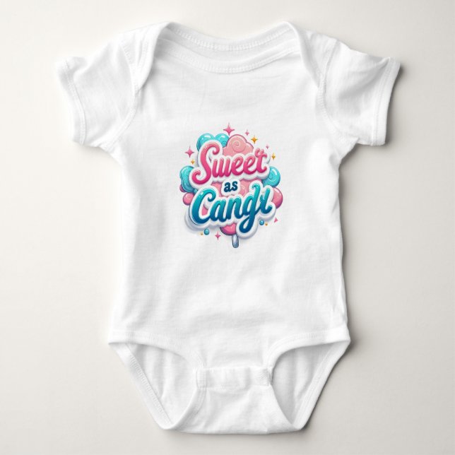 Children's bodysuit with a funny inscription baby strampler (Vorderseite)