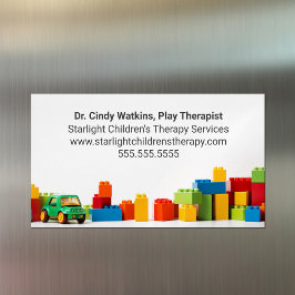 Children's Play Therapist Toys Kids Psychologist Magnetische Visitenkarte