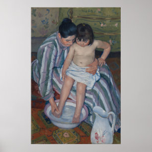 Child's Bath by Mary Cassatt Poster