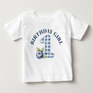 Child's Blueberry Berry First Birthday Baby T-shirt