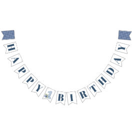 Child's Blueberry Berry First Birthday Wimpelkette