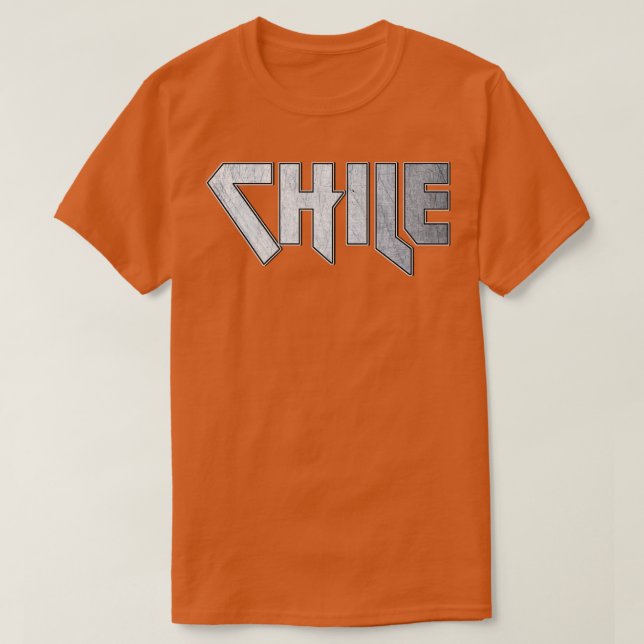 Chile aus Schwermetall T-Shirt (Design vorne)