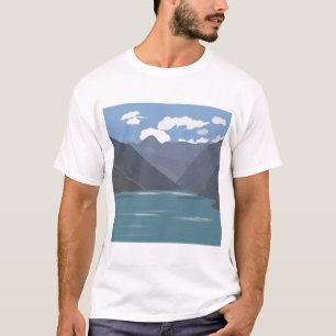 Chile Berge See Natur Reise T-Shirt