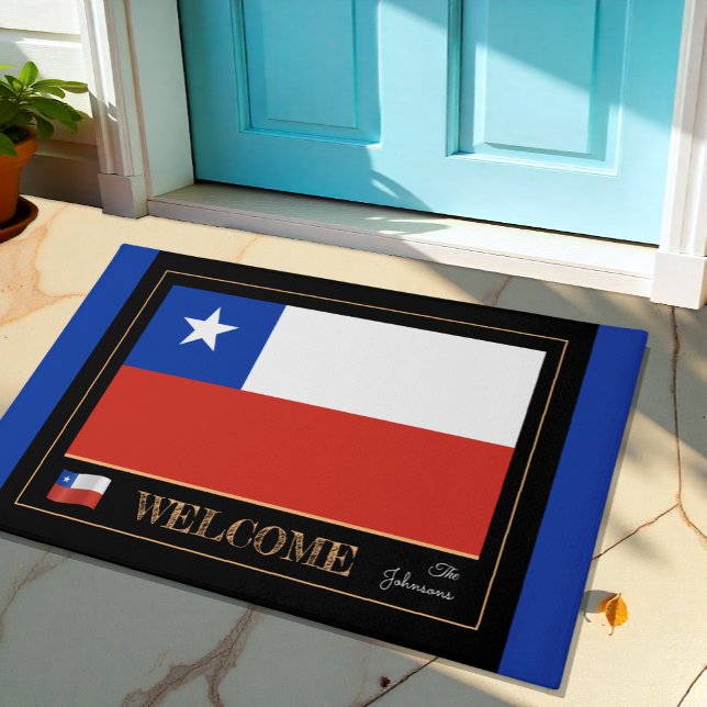 Chile & Chile Flag Haus/Sport Empfang Fußmatte (Von Creator hochgeladen)
