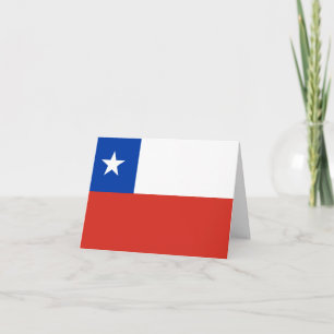 Chile (Chilean) Flag Karte