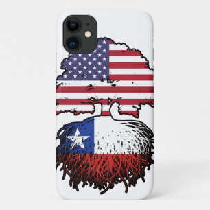 Chile Chilenan American USA Tree Roots Flag Case-Mate iPhone Hülle