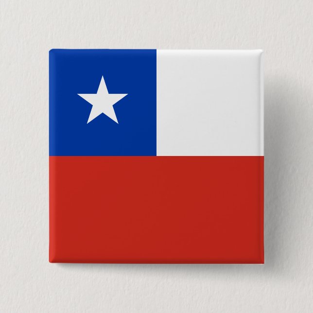 Chile (chilenische Flagge) Button (Vorderseite)