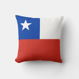 Chile (chilenische Flagge) Kissen