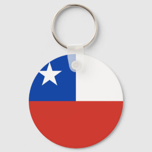 Chile (chilenische Flagge) Schlüsselanhänger