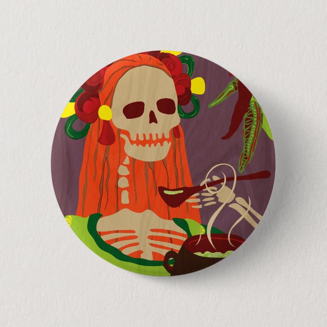 Chile Colorado Button (Vorderseite)