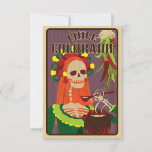 Chile colorado einladung