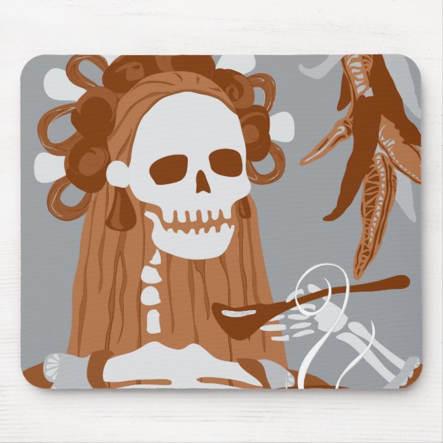 Chile colorado : Orangenbrand Mousepad (Vorne)