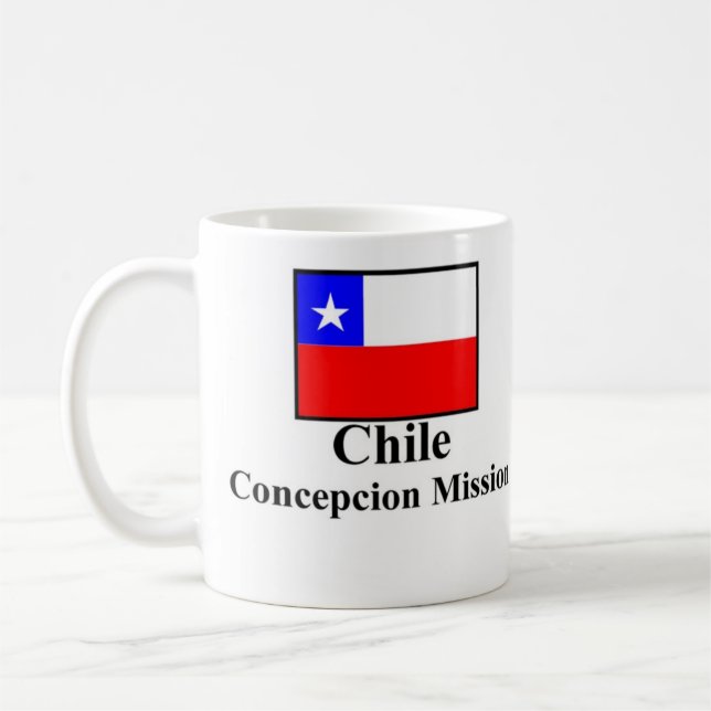 Chile-Concepción-Auftrag-Trinkbehälter Tasse (Links)