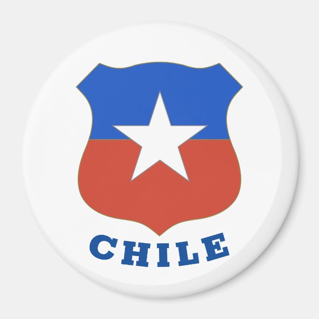 Chile Emblem Magnet (Vorne)