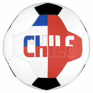 Chile Flag Blau Weiße rote Tricolor Patriotisch Fußball