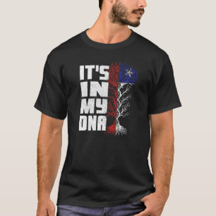 Chile Flag Chilenische Hispanic Es ist in meinem D T-Shirt
