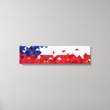 Chile Flag, einfache chilenische Farben Leinwand
