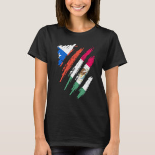 Chile Flag Mexiko Anbau Patriot Land Streifen T-Shirt