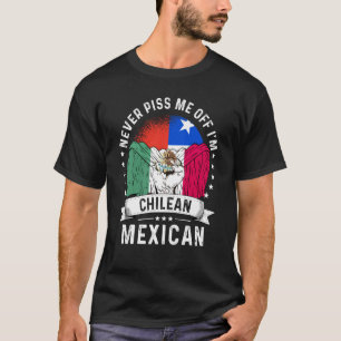 Chile Flag Mexiko Spaß wachsen Bürgerstolz T-Shirt