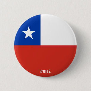Chile Flag Niedlich Patriotic Button