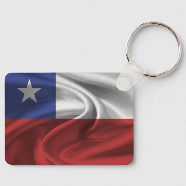 Chile Flag Schlüsselanhänger (Vorderseite)