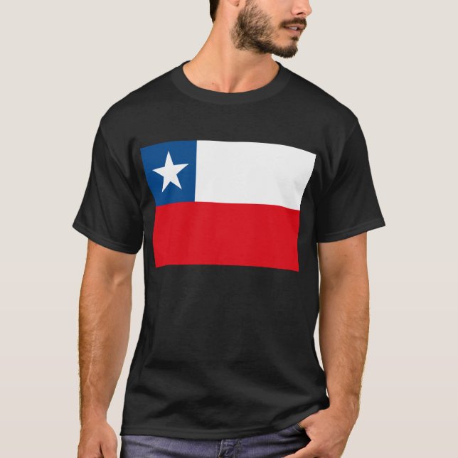 Chile Flag T - Shirt (Vorderseite)