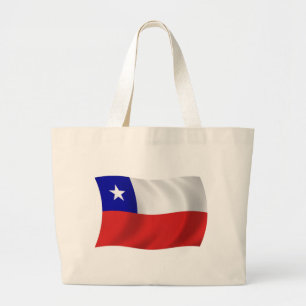 Chile Flag Totbeutel Jumbo Stoffbeutel