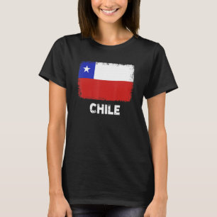 Chile Flag Unterstützung chilenische Menschen Frau T-Shirt