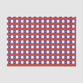 Chile-Flagge Seidenpapier
