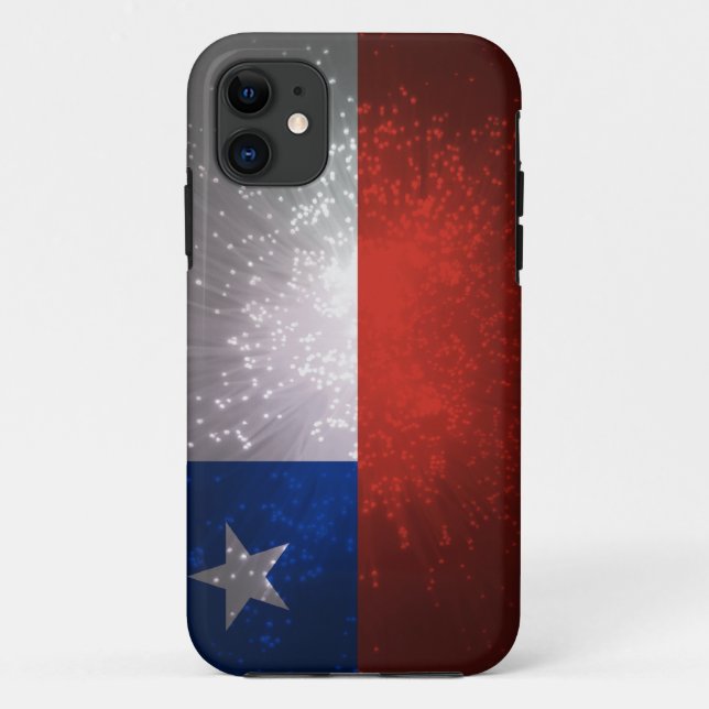 Chile-Flaggen-Feuerwerk Case-Mate iPhone Hülle (Rückseite)