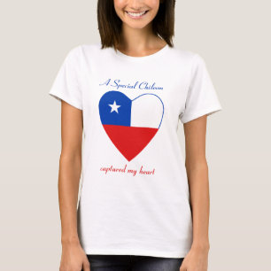 Chile-Flaggen-Schatz-T - Shirt