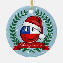 Chile-Flaggen-Weihnachtsart