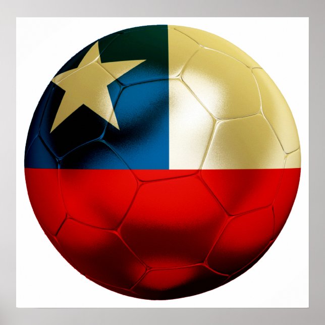 Chile Football Poster (Vorne)