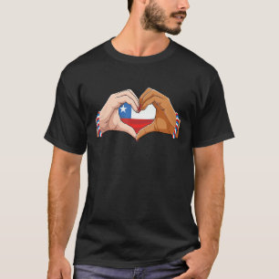 Chile Frauen Männer Patriotische chilenische Flagg T-Shirt