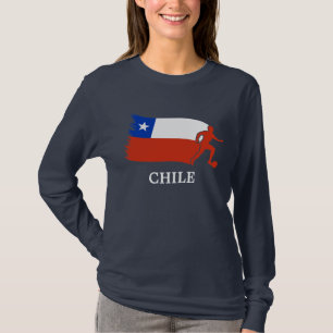 Chile-Fußball-Flagge T-Shirt