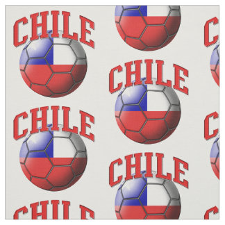 Chile-Fußball-Kugelmuster Stoff