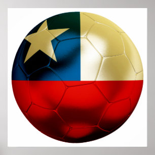 Chile-Fußball Poster