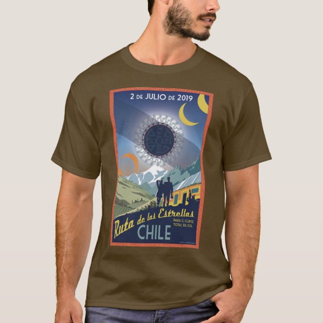 Chile-Gesamtsolareklipse 2019 T-Shirt (Vorderseite)